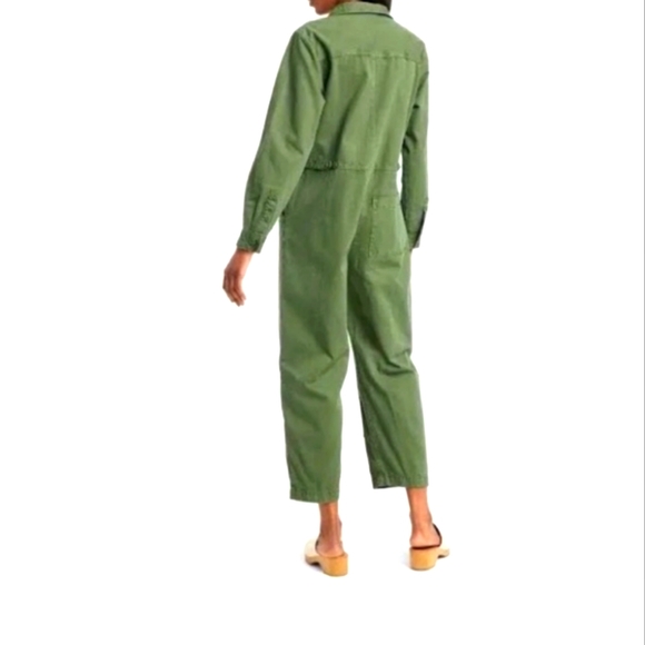 Universal Thread Broiler Jumpsuit NWT Size: 6 Dark Sage Green Women's Chest 40" - Picture 13 of 13